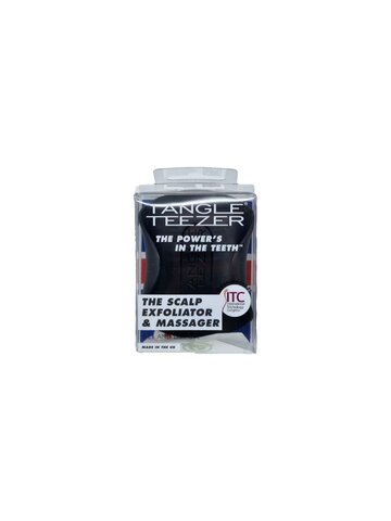 TT141 Tangle Teezer The Scalp Exfoliator & Massager Onyx Black Hairbrush-1